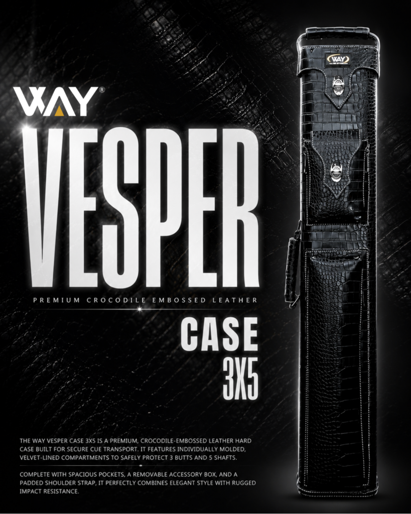 Way Vesper 3x5 Cue Case Black